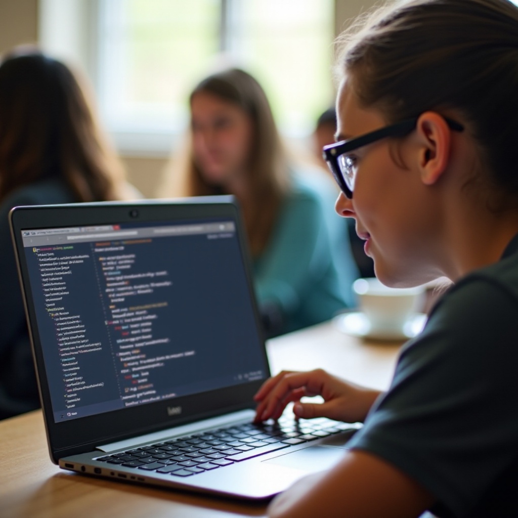 comment obtenir l'inspection sur un Chromebook scolaire
