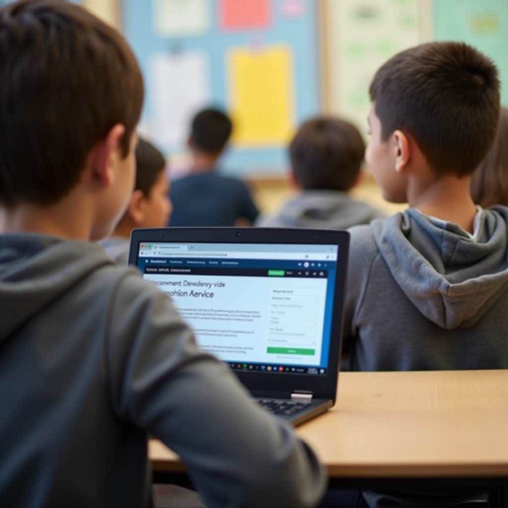 Comment obtenir Inspecter l’élément sur un Chromebook scolaire