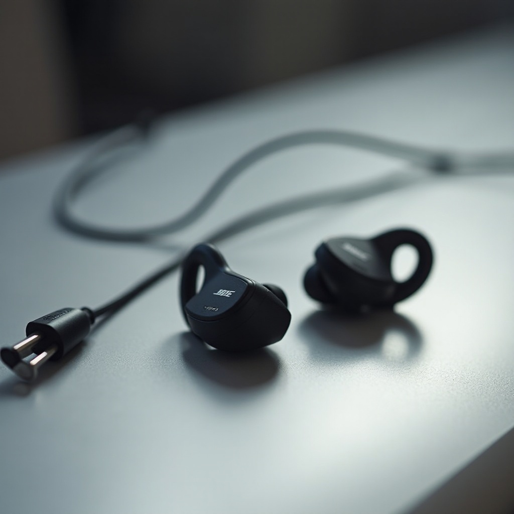 Collegare i Bose QuietComfort Ultra Earbuds con un Plug-In