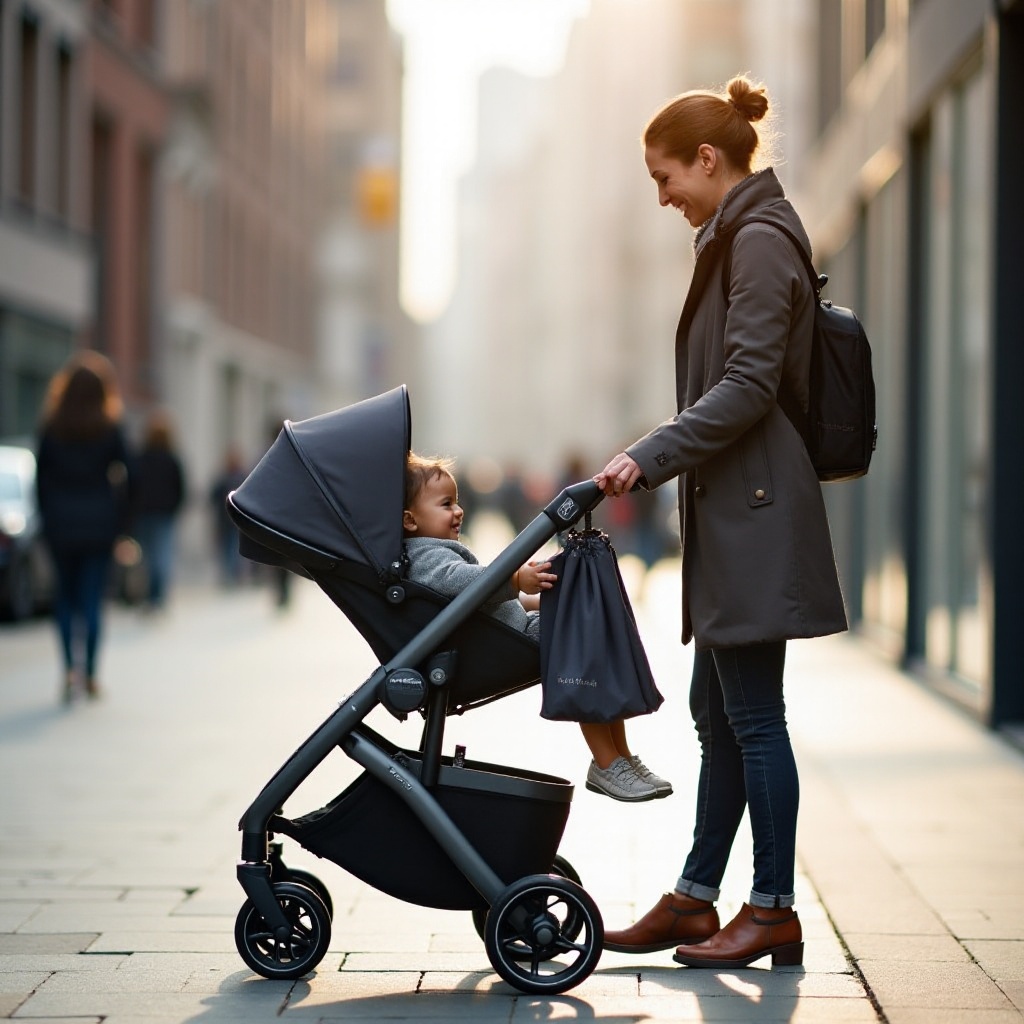 lightweight parent facing pushchair