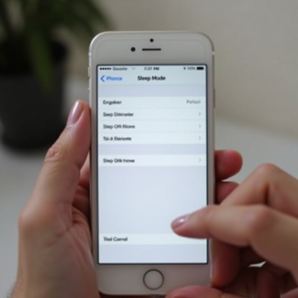 how to turn off iphone sleep mode
